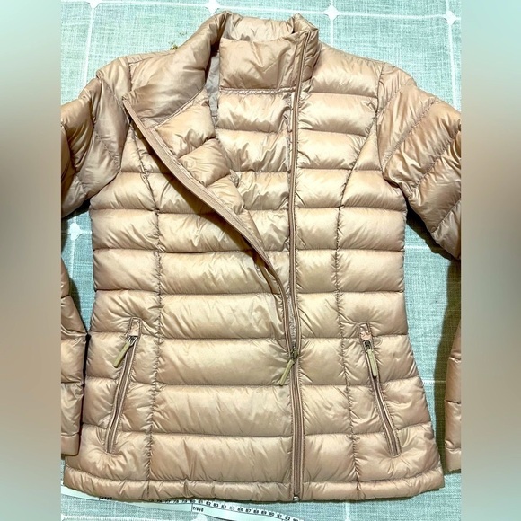 Cole Haan Quilted Down Lightweight Puffer Jacket Pink - Picture 3 of 15